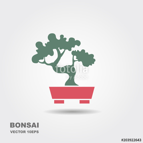 500x500 Bonsai Tree Icon Stock Image And Royalty Free Vector Files On