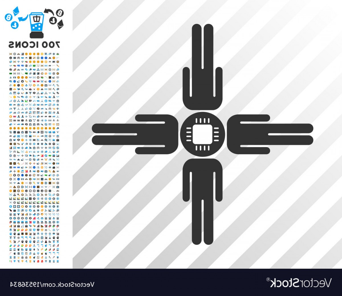 1200x1040 Mining Pool Community Flat Icon With Bonus Vector Shopatcloth