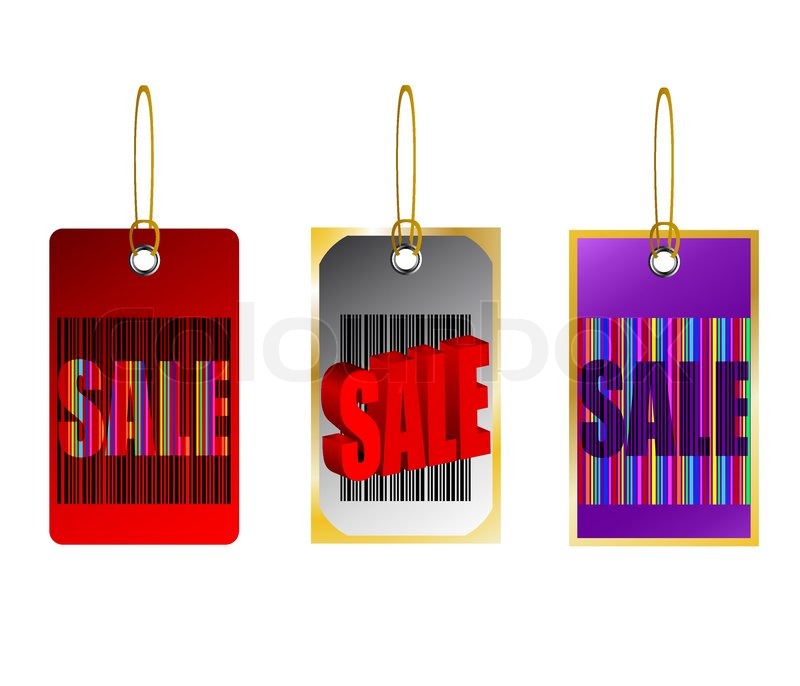 800x686 Price Tags Banner Sale Bar Code Barcode Vector Illustration