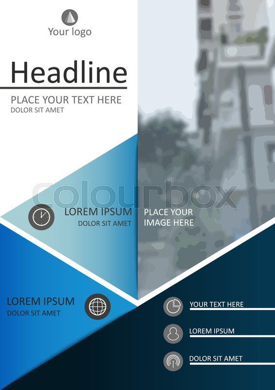 565x800 Annual Report, A4 Book Cover Design, Brochure Template Layout