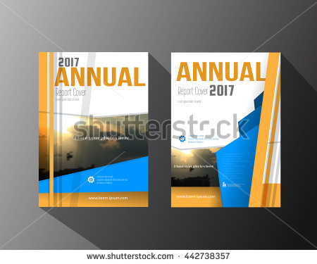 450x375 Book Cover Design Template Vector Illustration Professional Blue