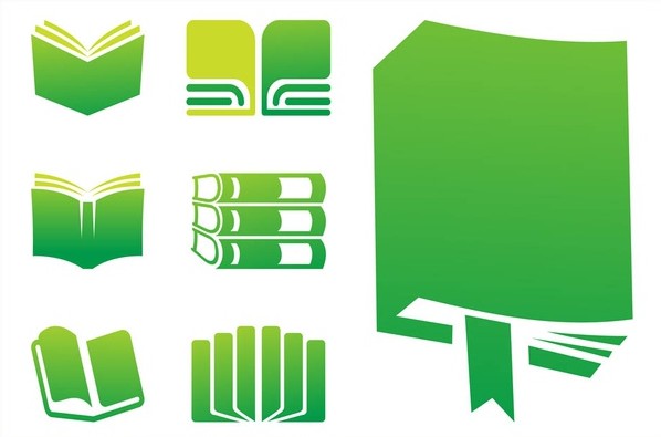 598x395 Books Icons Graphics Vector Ai, Pdf Format Free Vector Download