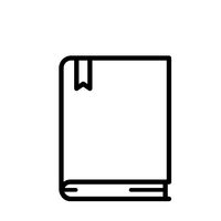 200x200 Book Spine Icon Icons Information Info Symbol Symbols Simple Line