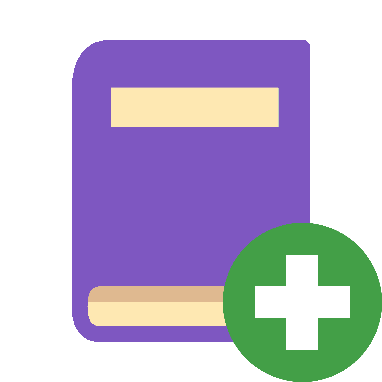 1600x1600 Add Book Icon