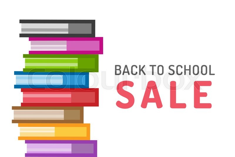 800x534 Books Vector Logo Icons Set. Sale Background. Book Logo. Book Open