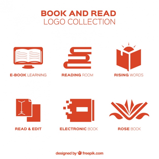 626x626 Red Book Logos In Flat Design Vector Free Download