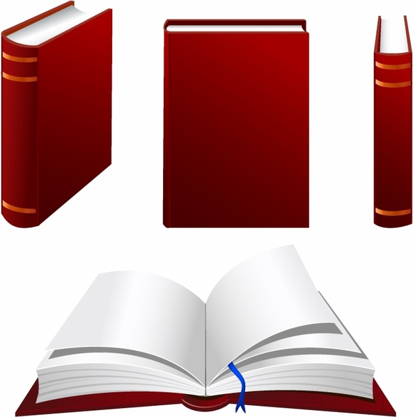 593x600 Books Free Vector In Adobe Illustrator Ai ( .ai ), Encapsulated