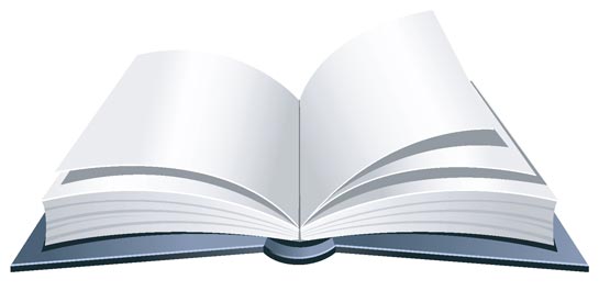 555x265 Open Book Vector Design