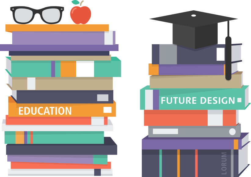 822x580 Books Vector