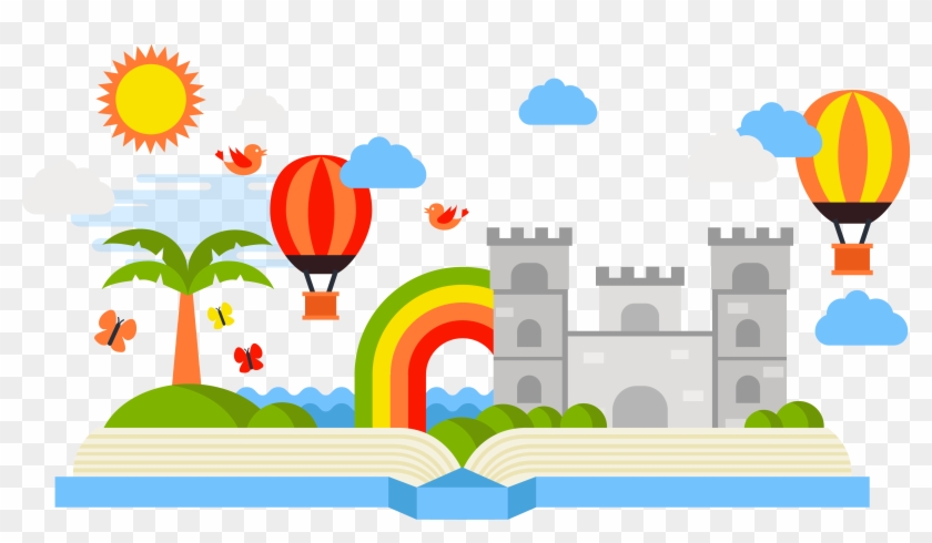 840x490 Book Storytelling Fairy Tale Illustration