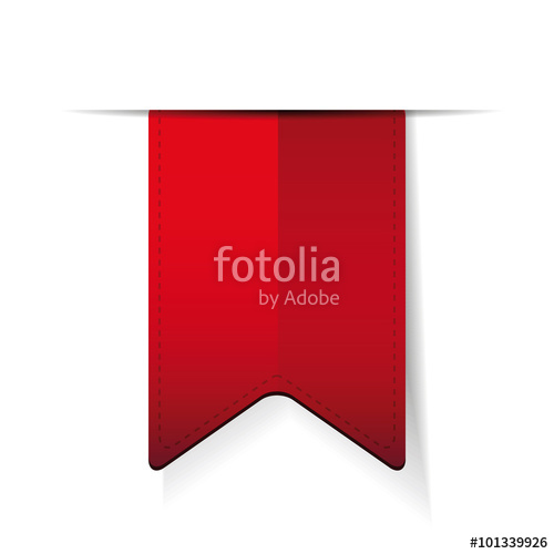500x500 Red Ribbon Or Bookmark Vector Stock Image And Royalty Free Vector