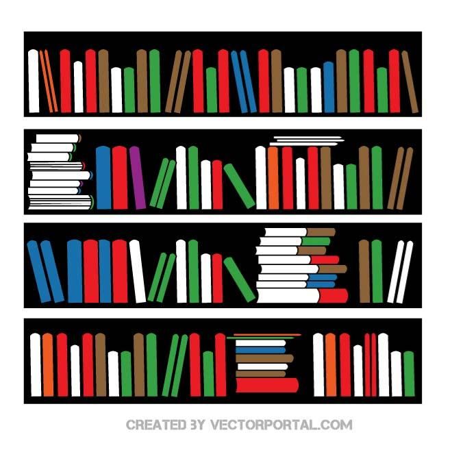 660x660 Bookshelf Vector Image. Various Vectors