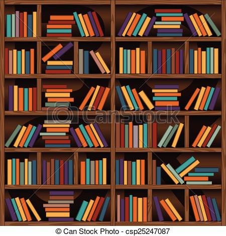 450x470 Bookshelf. Background Of Library Book Shelf.