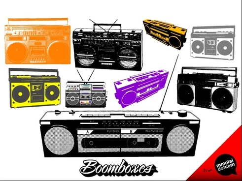 491x368 Boombox Vectors Free Vector Download (16 Free Vector) For