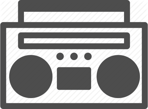 512x379 Collection Of Free Boombox Vector. Download On Ubisafe