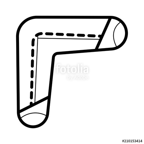 500x500 Boomerang Vector Icon Stock Image And Royalty Free Vector Files