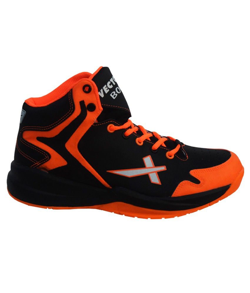 850x995 Vector X Boost Black Amp Orange Basketball Shoes Buy Online