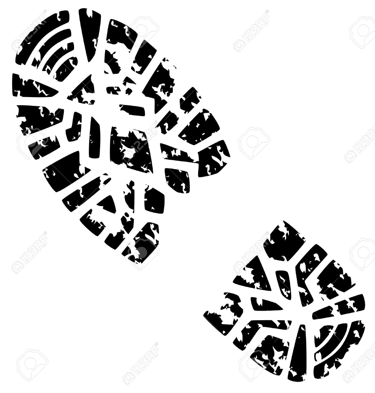 Boot Print Vector at GetDrawings | Free download