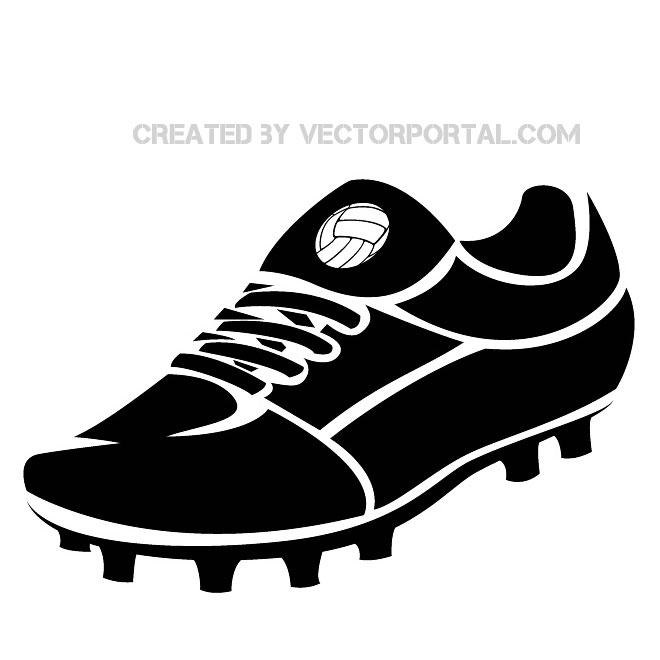 660x660 Football Boot Vector Image