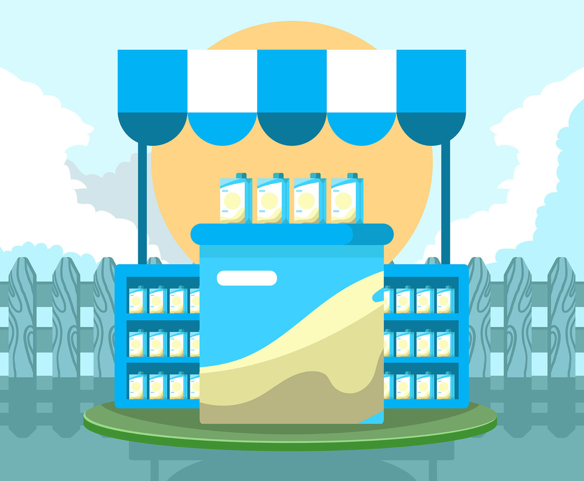 1136x936 Product Display Booth Vector Vector Art Amp Graphics