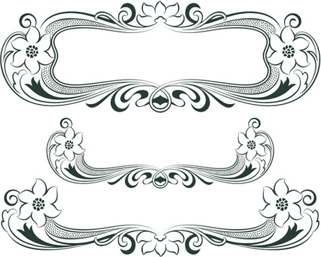 460x368 Decorative Border Vector Free Vector Download (26,525 Free Vector