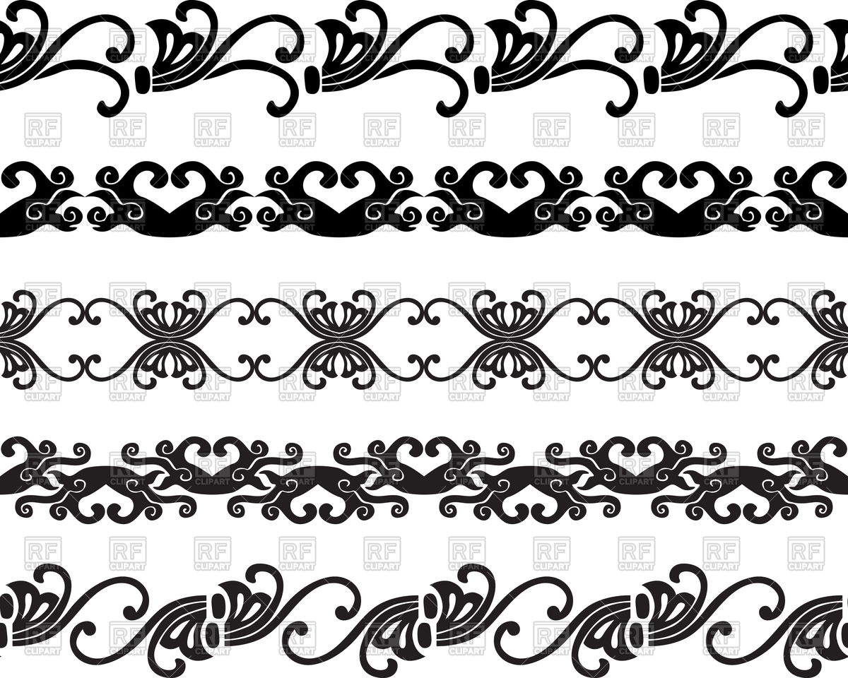 1200x960 Set Of Decorative Borders Vector Image Vector Artwork Of Borders