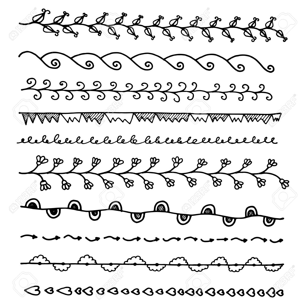 1300x1300 Drawn Line Vector