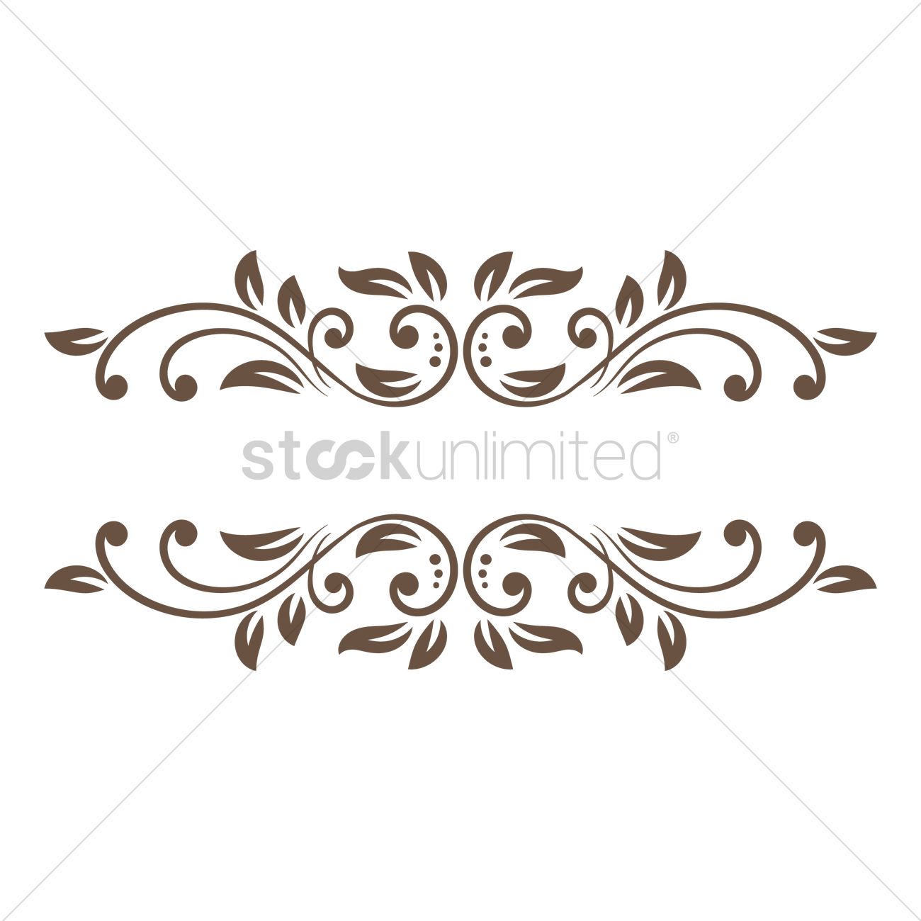 1300x1300 Decorative Frame Border Vector Image