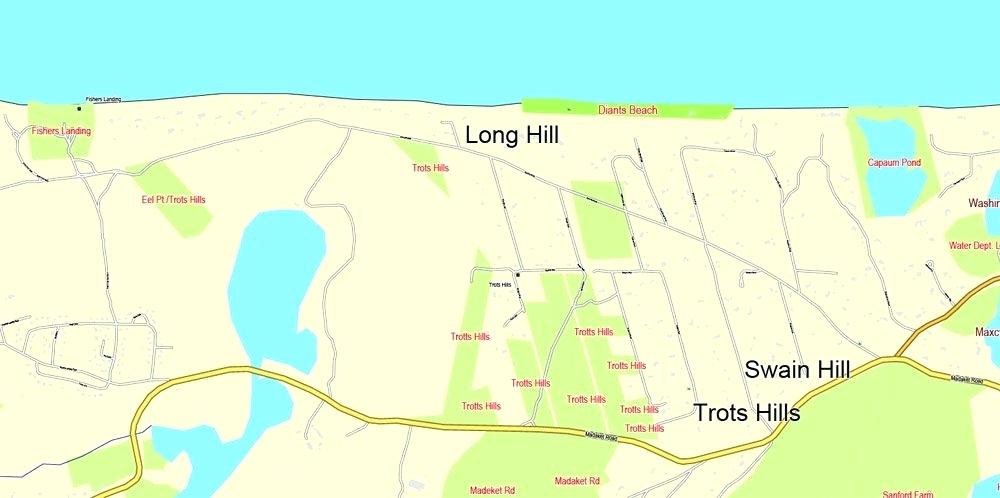 1000x498 Map Of Boston Massachusetts Usa