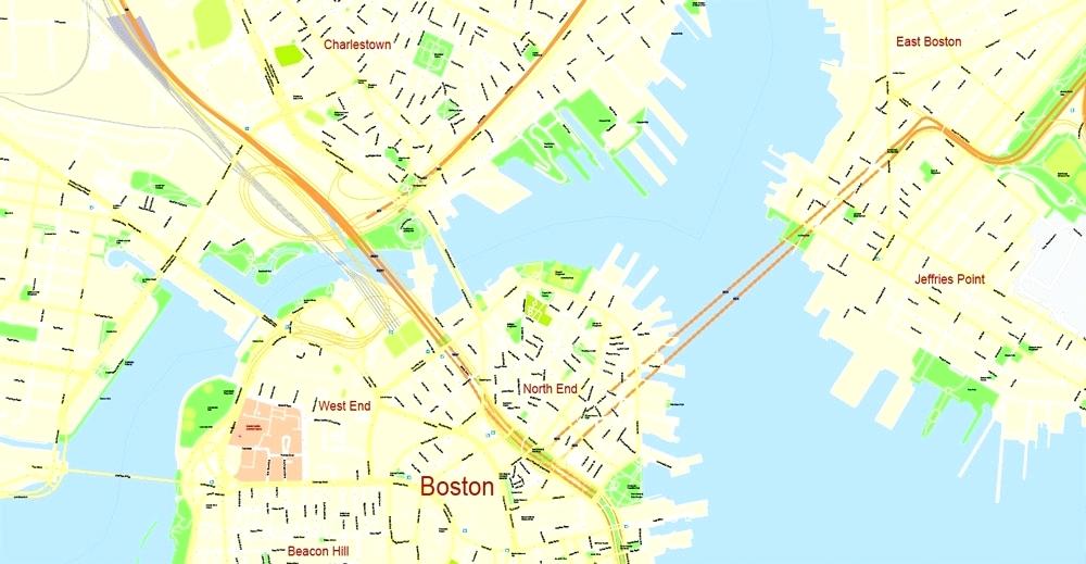 1000x519 Maps Massachusetts Us Map Printable Exact Vector Street G View