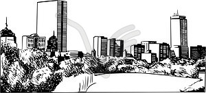 300x136 Boston Skyline