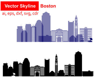 340x270 Miami Clipart Boston Skyline