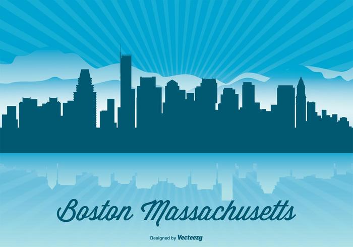 700x490 Boston Skyline Illustration