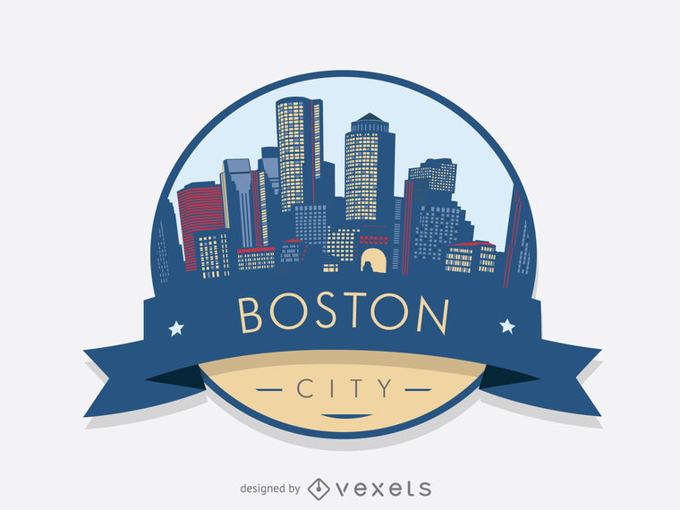 760x570 Boston Skyline Badge