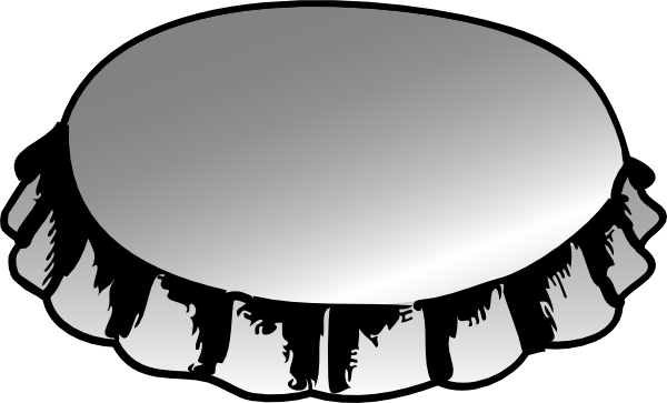 600x363 Bottle Cap Clip Art Free Vector 4vector