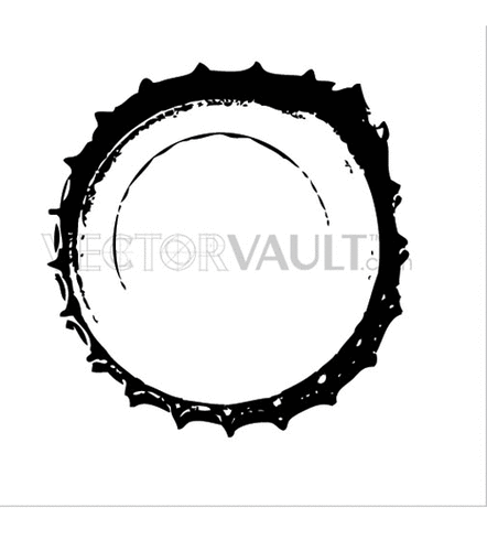 442x500 Buy Vector Bottle Cap Royalty Free Illustration