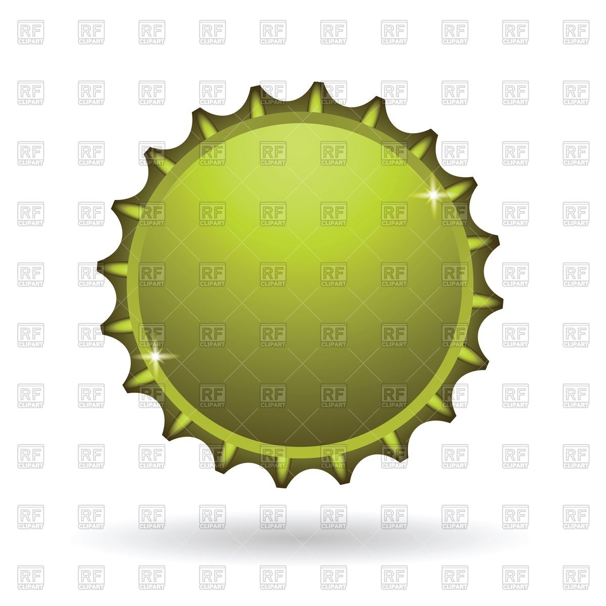 1200x1200 Blank Bottle Cap Template Vector Image Vector Artwork Of Objects