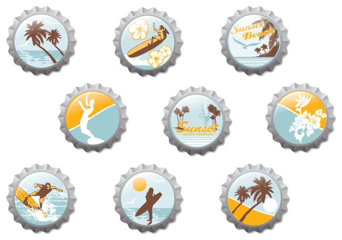 700x490 Bottle Cap Vector Free Download