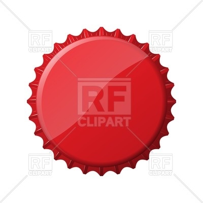 400x400 Red Bottle Cap Vector Image Vector Artwork Of Objects