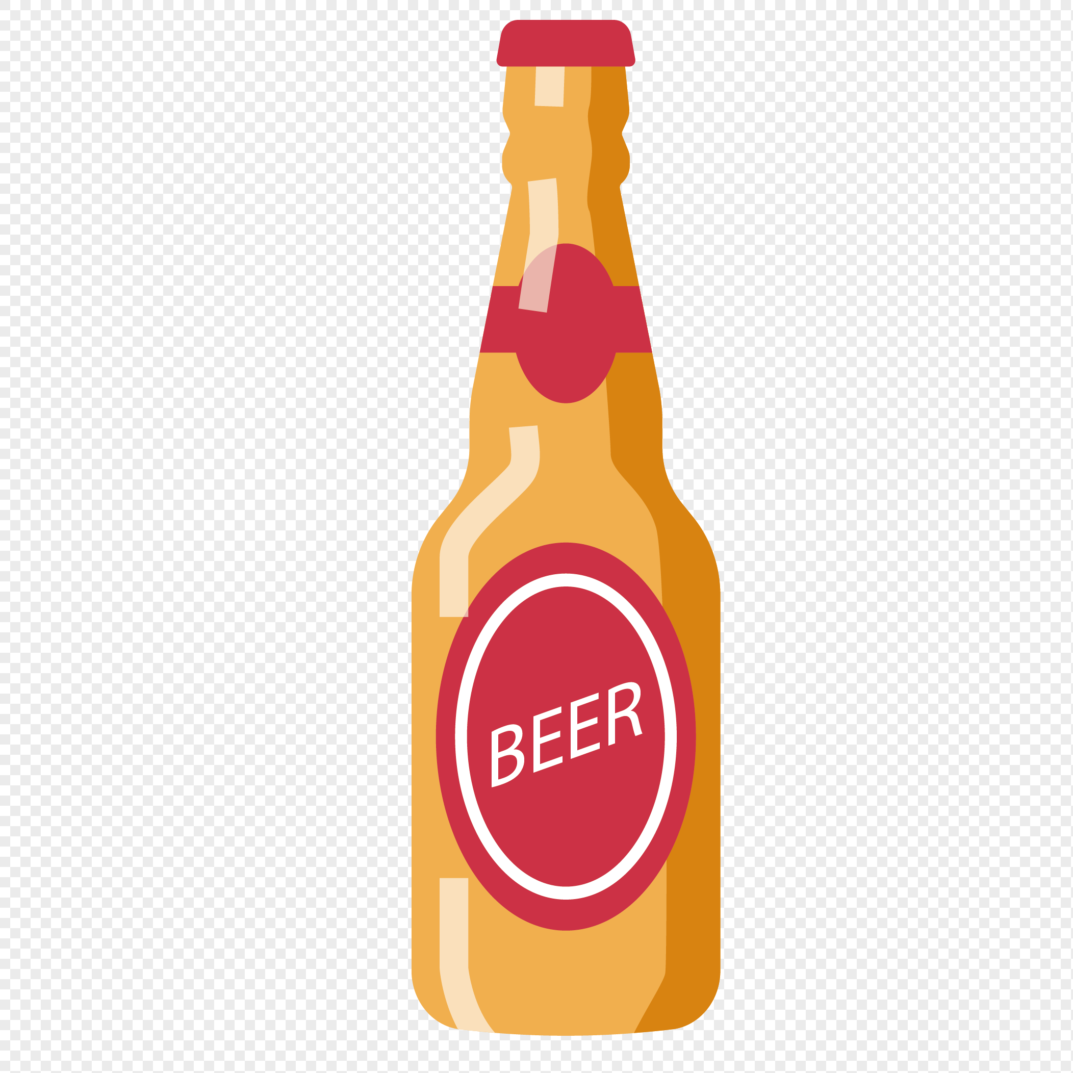 2104x2104 Vector Beer Bottle Illustrations Png Image Picture Free Download