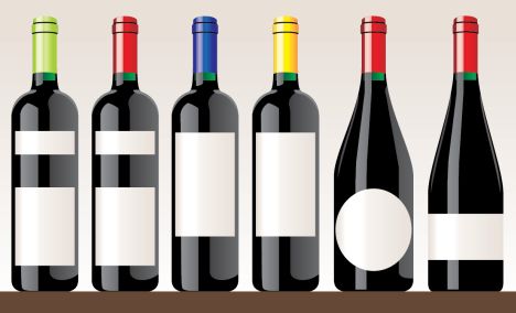 468x284 Wine Bottle Vector