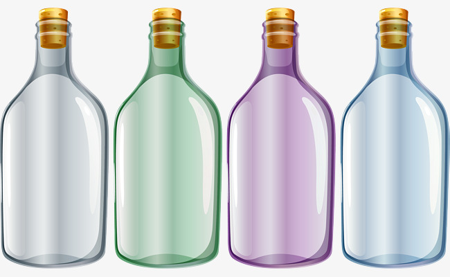 650x400 Transparent Glass Bottle, Bottle Vector, Vector Material, Glass