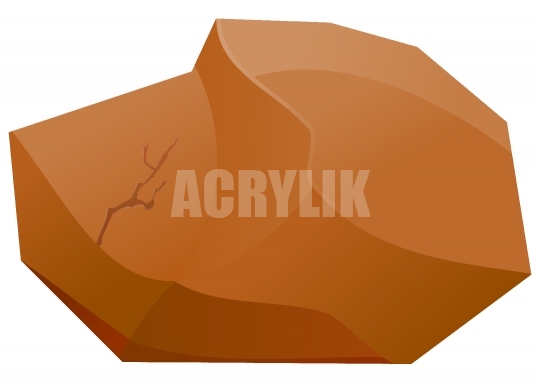 540x386 Boulder Vector Icon