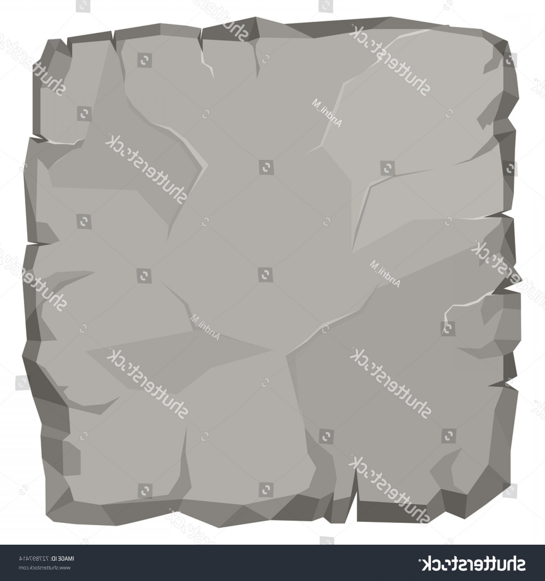 1800x1920 Stone Rock Cartoon Broken Boulder Template Geekchicpro