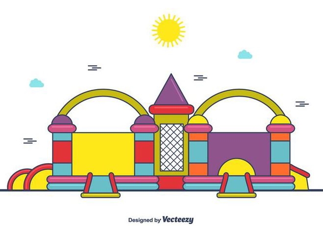 632x443 Cute Bounce House Vector Free Vector Download 406375 Cannypic