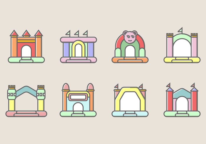 700x490 Free Vector Bounce House Icon