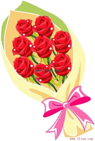 405x600 Flowers Bouquet Vector Free Vector In Adobe Illustrator Ai ( .ai