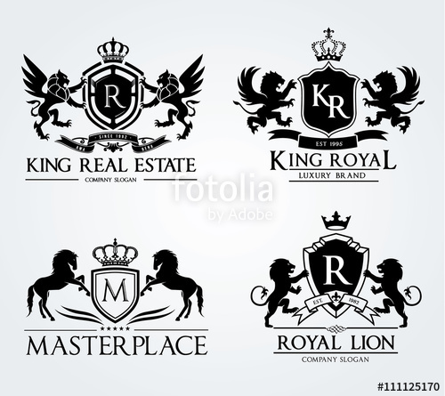 500x445 Luxury Logo Set,best Selected Collection,hotel Logo,crest Logo Set