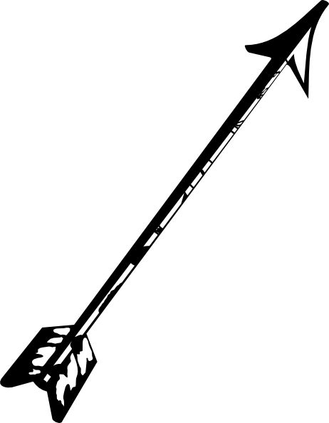 462x594 Best Bow And Arrow Clipart