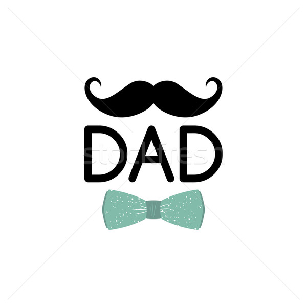 600x600 Mustache Bow Tie Vector Illustration Vector1st ( 7127402